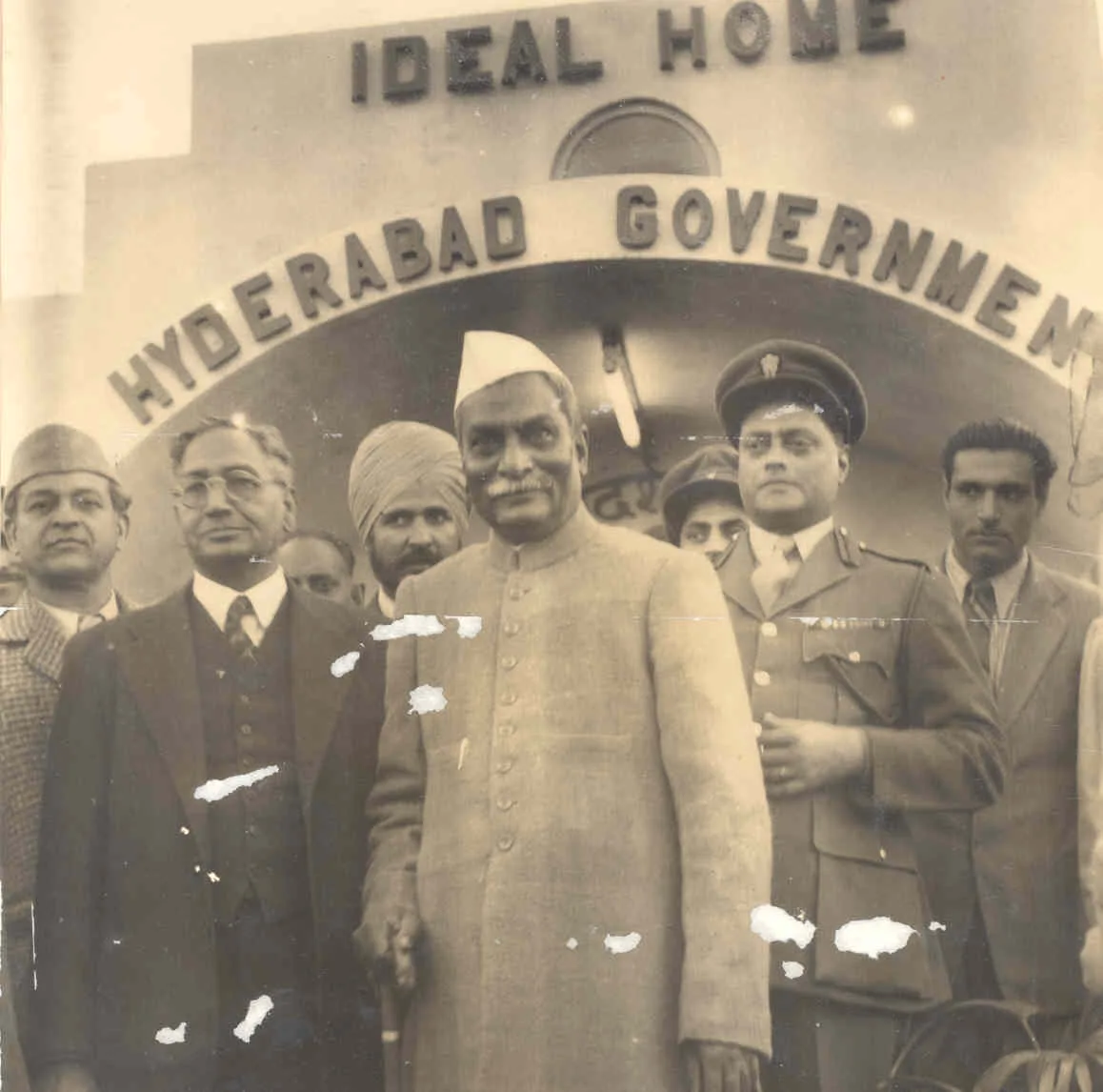 Dr. A.N. Khosla with Dr. Rajendra Prasad (first President of India)