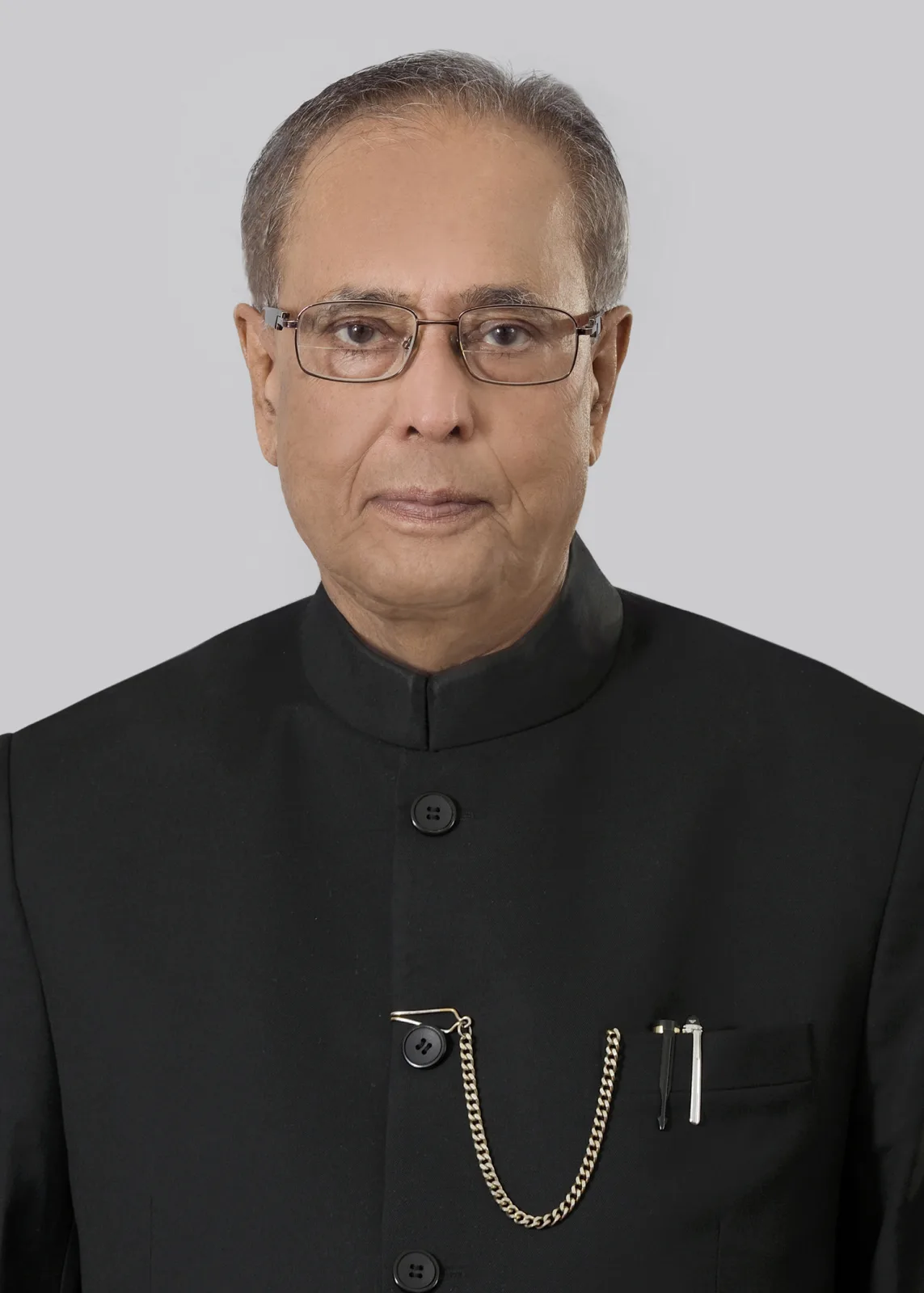The portrait of the 13th President of India, Shri Pranab Mukherjee.