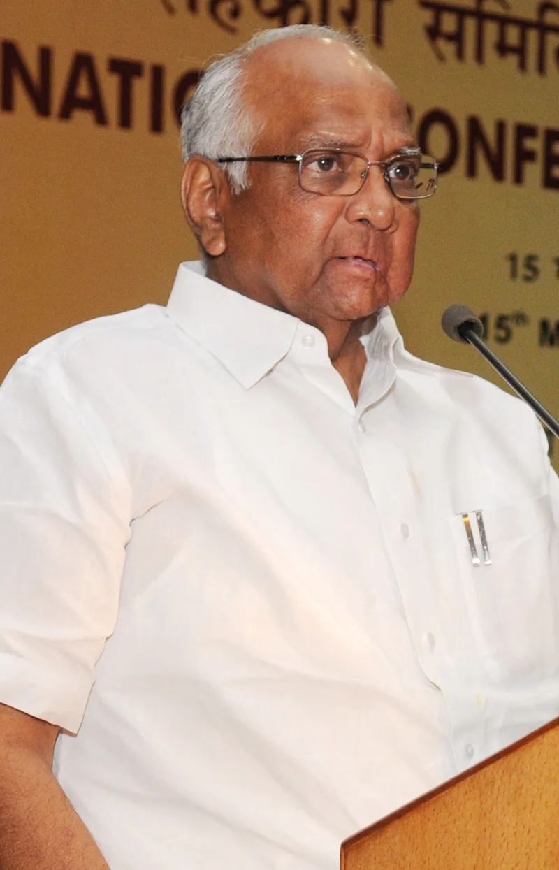Sharad Pawar addressing the National Conference on Cooperatives for the celebration of International Year of Cooperatives, 2012, in New Delhi on May 15, 2012 (cropped)