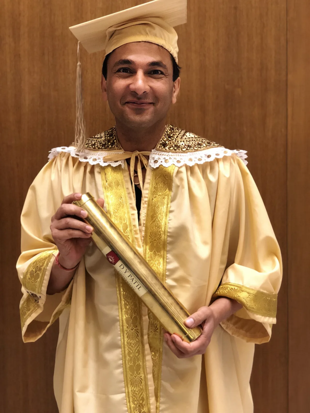 Vikas Khanna receiving Doctorate,