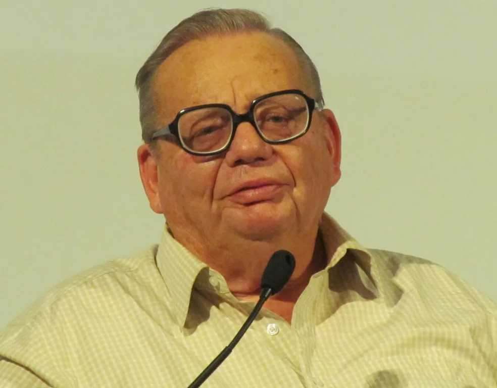 Indian writer Mr. Ruskin Bond-this picture taken when he attended Meet the auther programme at Sharjah International Book Fair 2011 on 23rd November 2011
