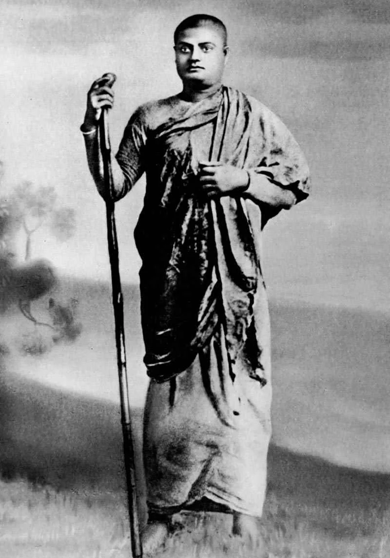 Swami Vivekanada (1863-1902) as the Wandering Monk.